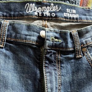Wrangler Men's Slim Straight Jeans - Deep Blue
Worn once, perfect condition.